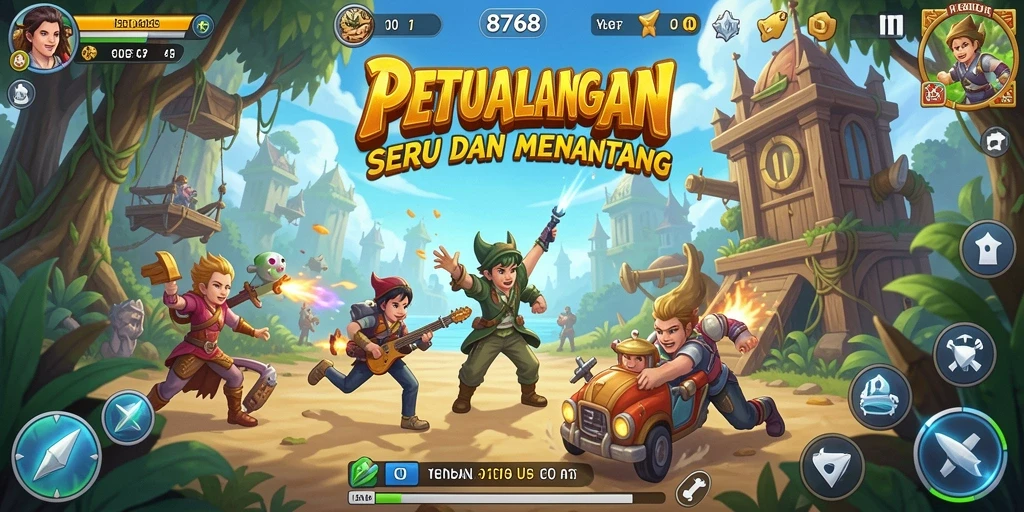 Screenshot 8768 menampilkan gameplay seru dan menantang dalam genre Arcade.
