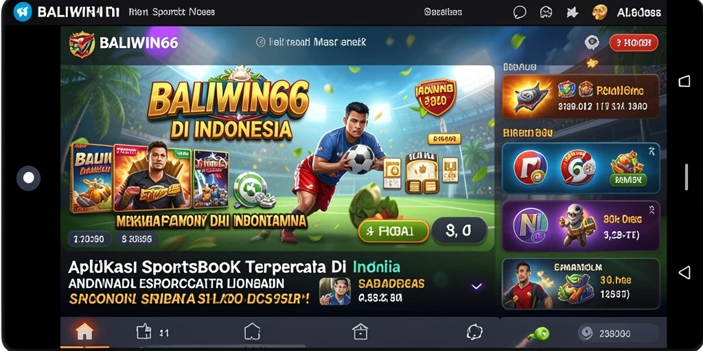 Screenshot BALIWIN66 menampilkan pengguna yang menikmati taruhan olahraga.