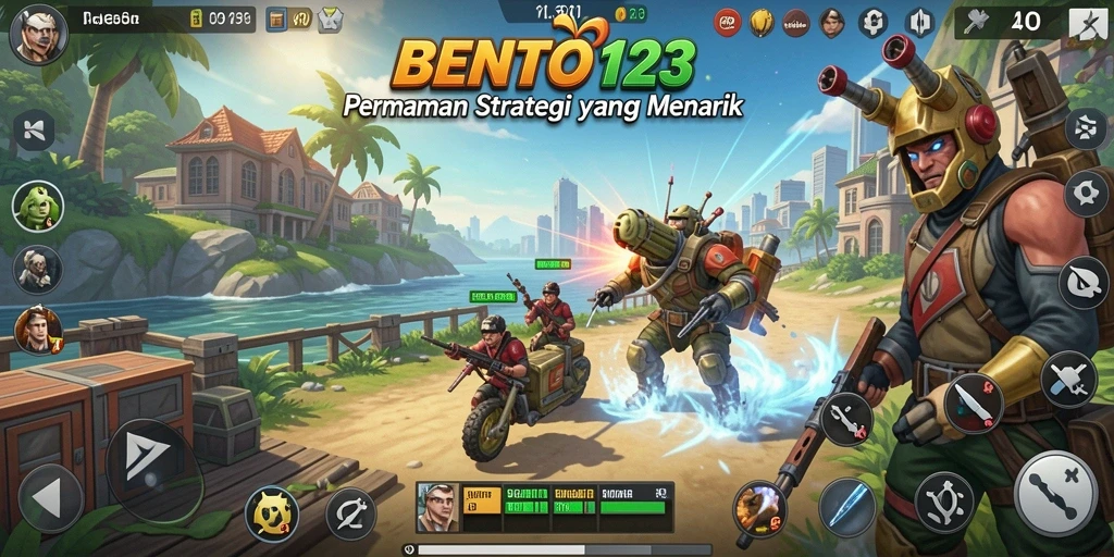 Tampilan gameplay SLG menegangkan dan menarik.