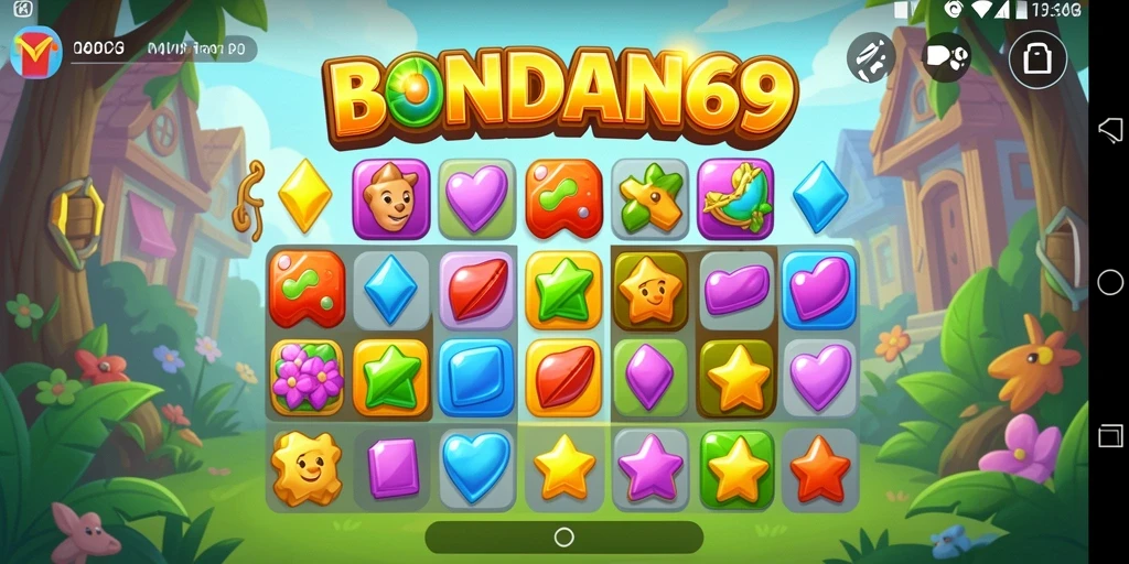 Gameplay Match-3 yang menantang dan menarik dalam BONDAN69.