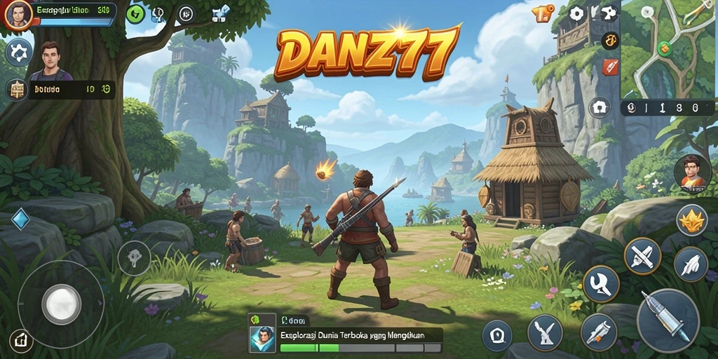 Tampilan gameplay yang menakjubkan dari <strong>DAN777</strong> di dunia terbuka.