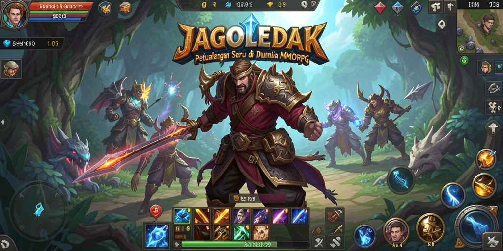 Screenshot JAGOLEDAK menghadirkan pengalaman gameplay MMORPG yang seru.