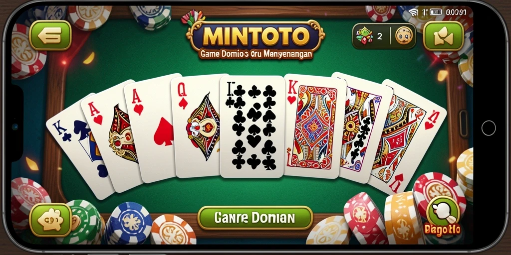 Screenshot gameplay MINTOTO menampilkan aksi seru permainan Domino.