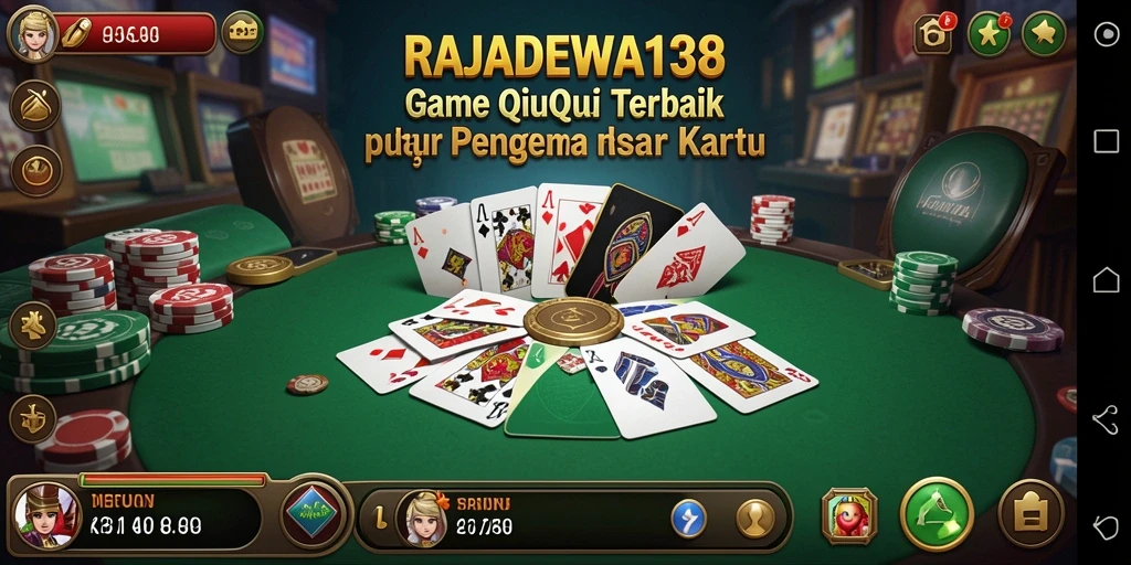 Gameplay seru QiuQiu di RAJADEWA138.