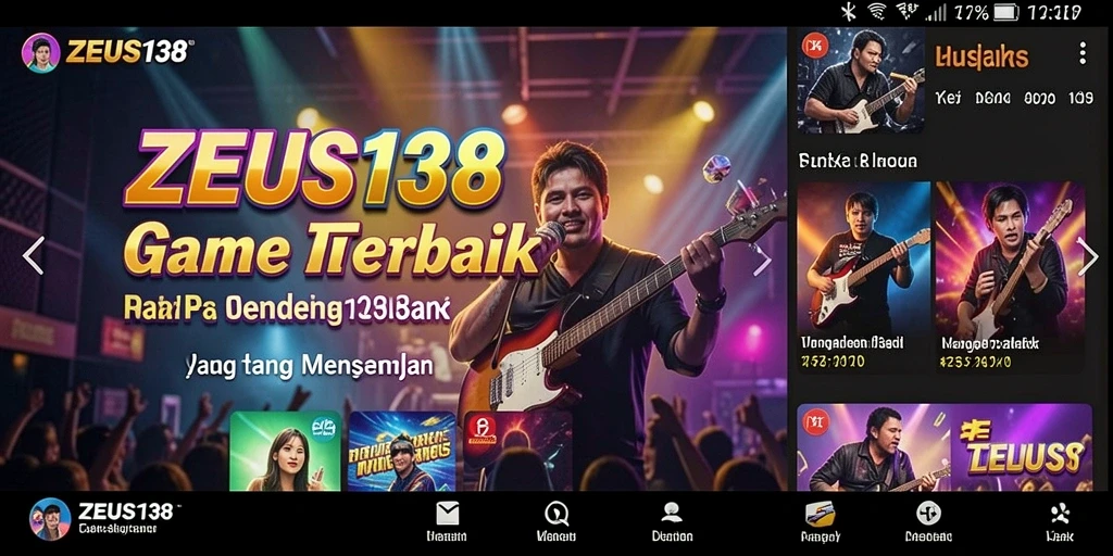 Screenshot gameplay ZEUS138 yang menunjukkan interaksi musik yang seru.